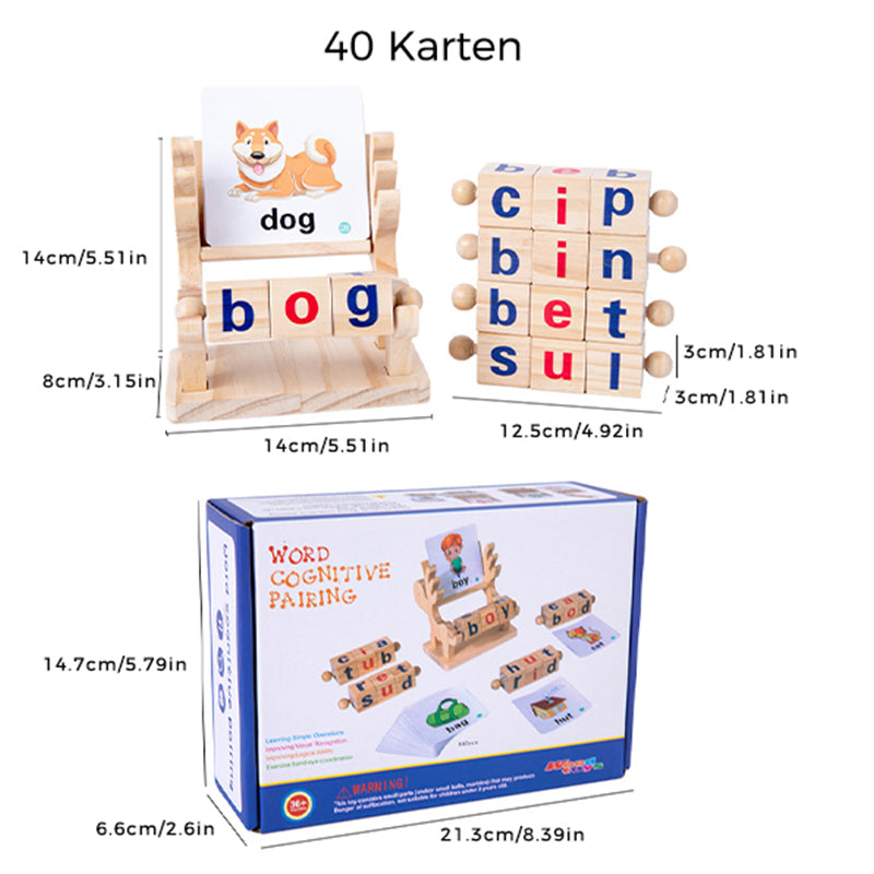 Wooden Learning Blocks for Kids