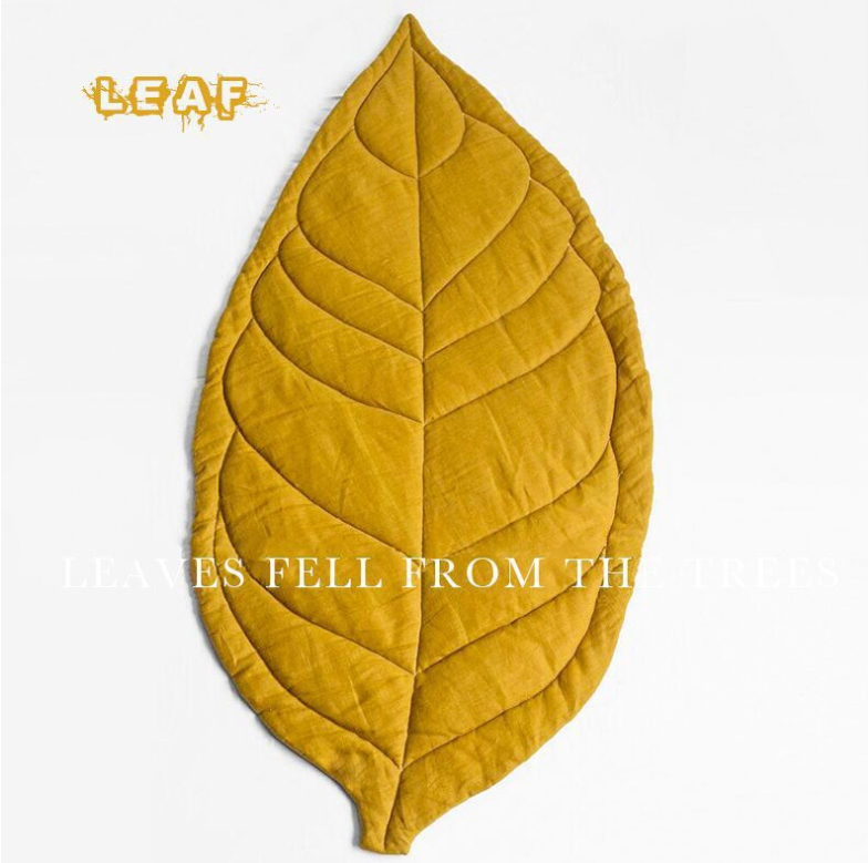 Befez | Infant Playmat - Cute Leaf Design, Plush & Cozy