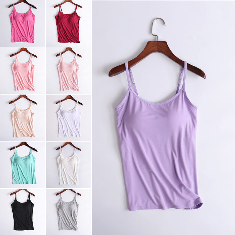 Comfortable Sports Tank Top with Bra