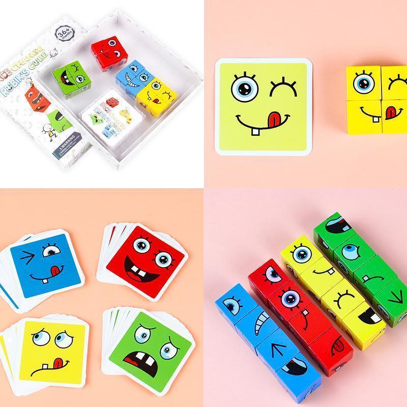 Colorful Interlocking Brick Toys