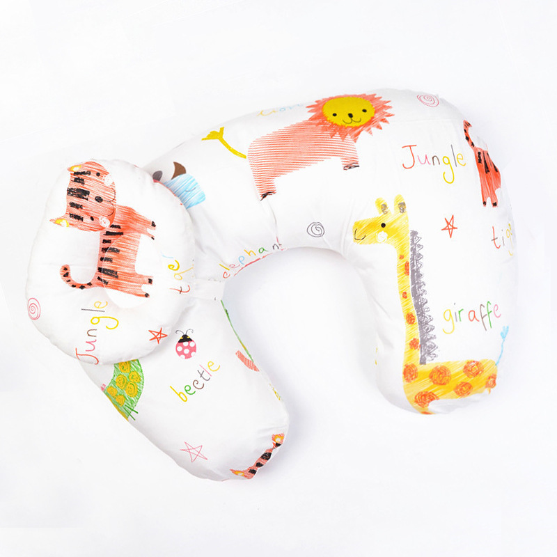Comfortable Nursing Pillow with Head Support for Mom Baby