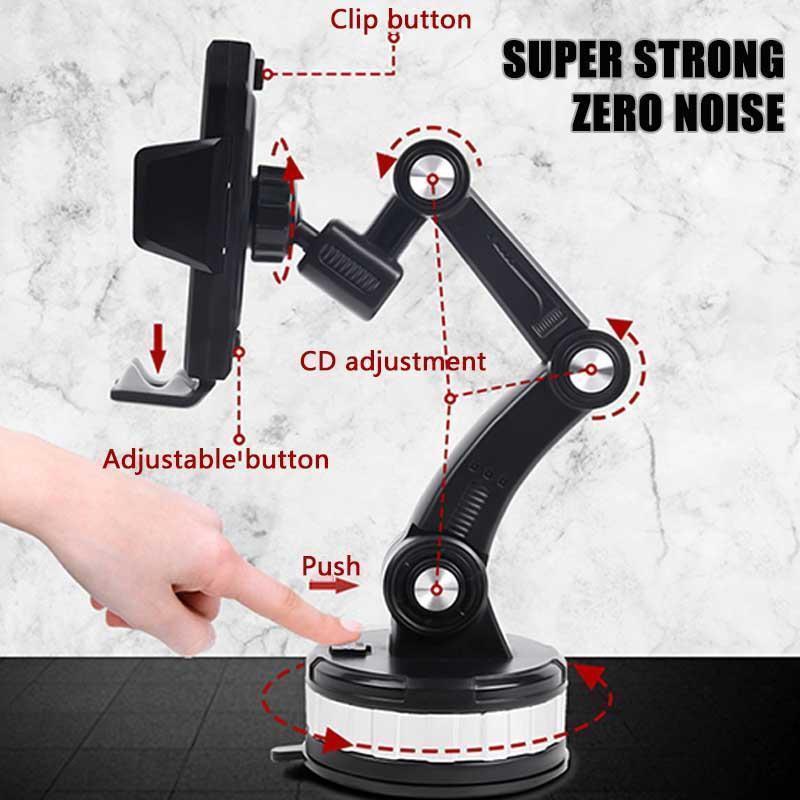 Strong Suction Phone Mount for Firm Hold