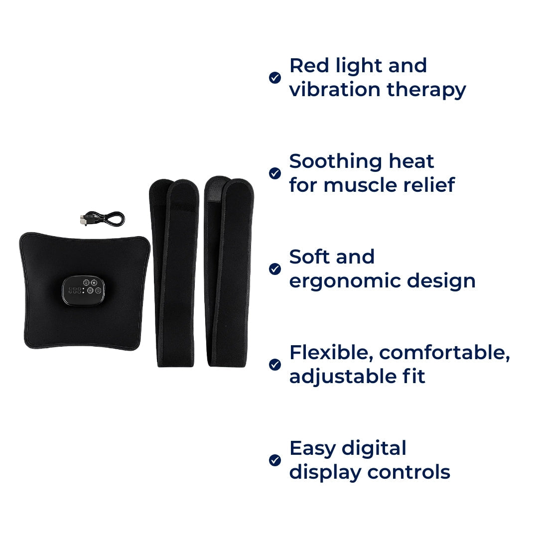 Warm Relief Heated Back Wrap for Pain & Sore Muscles
