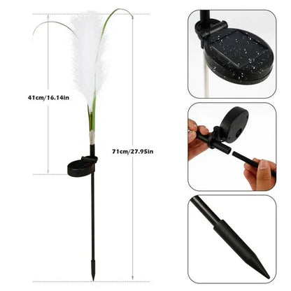 Natural Rattan Outdoor Garden Lamp