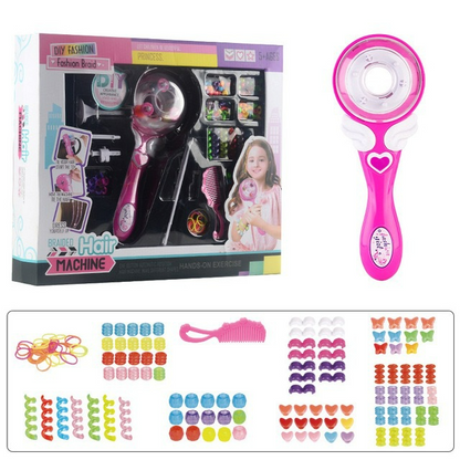 Fun Kids Hair Braider Kit with Beads & Accessories