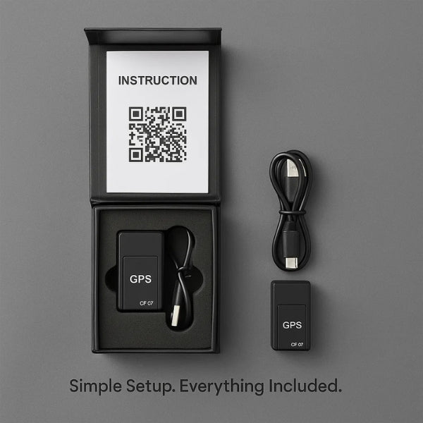 Compact GPS Bike Tracker No Monthly Fee