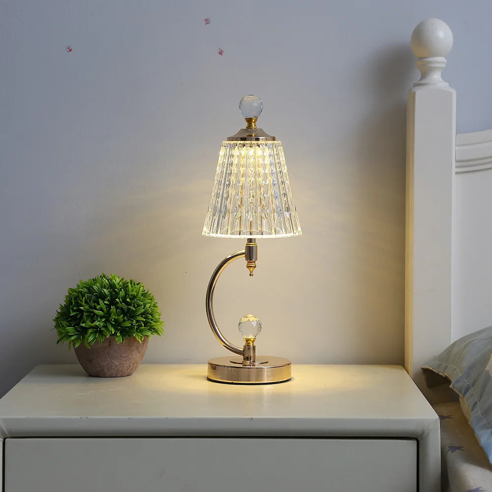 Classic Luxe Crystal Table Lamp