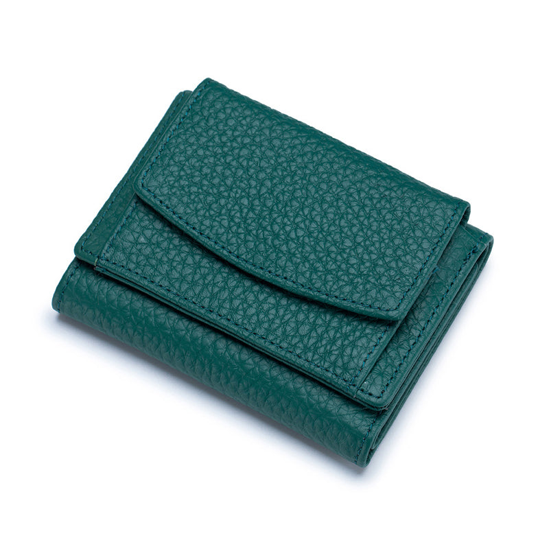 Genuine Leather Slim RFID Wallet