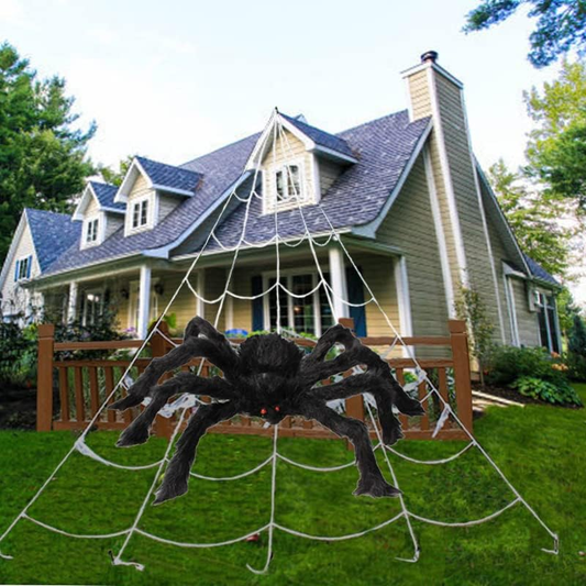 Creepy Halloween Decor, Stretchy Spider Web - Befez