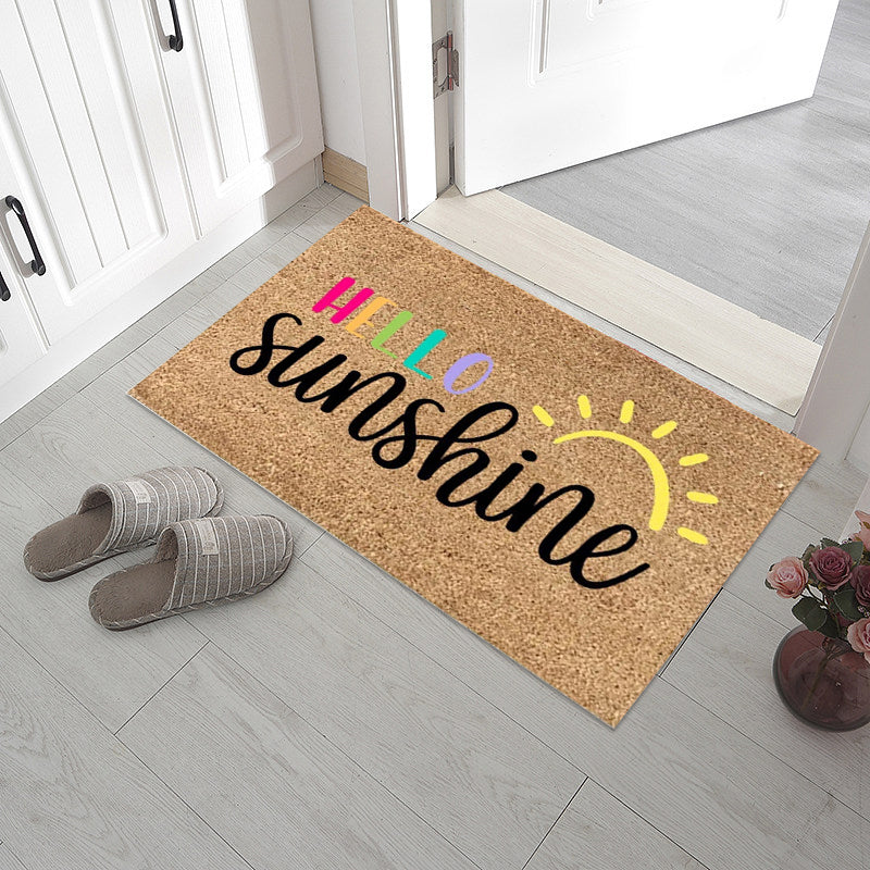 Colorful Welcome Mat – Stylish Front Door Mat