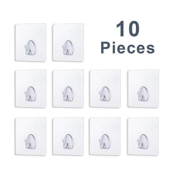 Strong Adhesive Removable Wall Hooks (20 Pack)