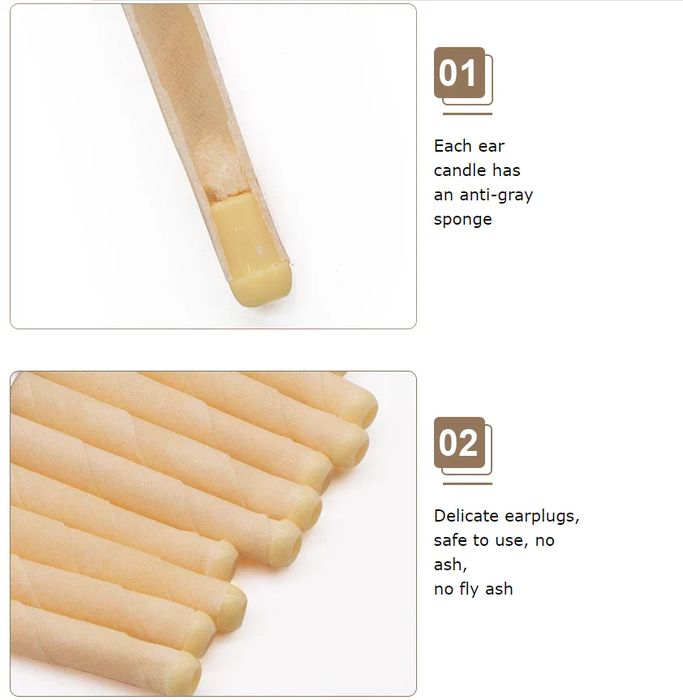 Natural Beeswax Ear Therapy Candles