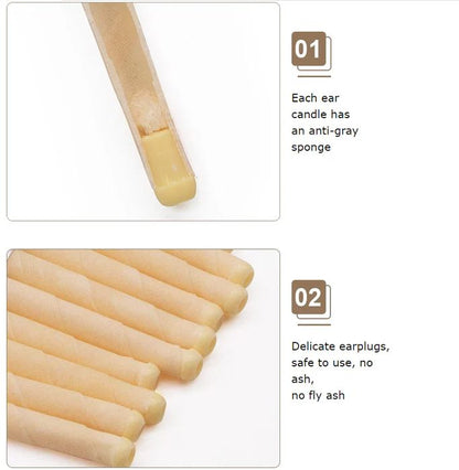 Natural Beeswax Ear Therapy Candles