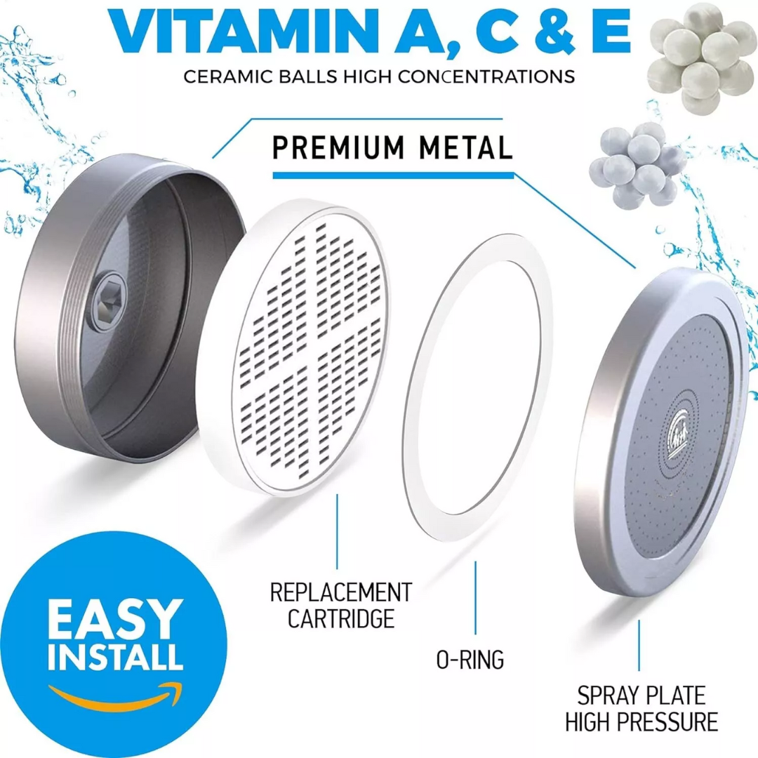 Purifying Showerhead for Softer Skin and Healthier Hair