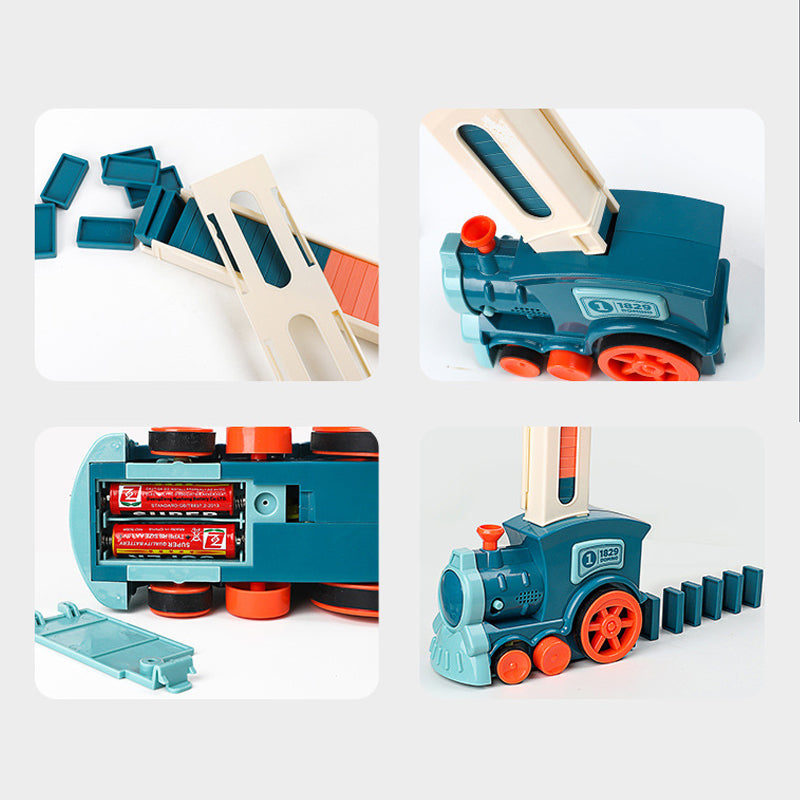 Colorful Wooden Domino Block Set