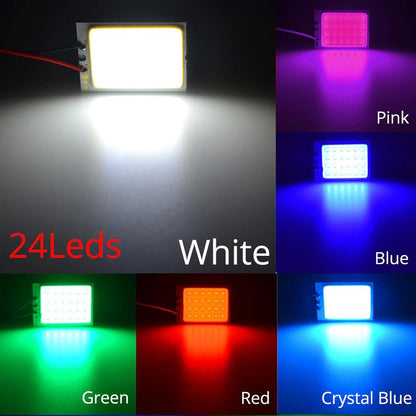 Colorful Car Interior LED Dome Light Bulb Kit