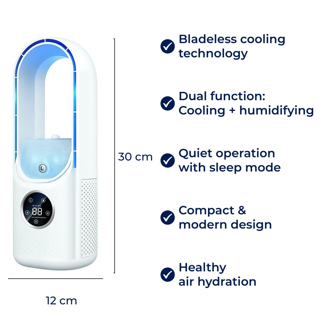 Compact Personal Air Cooler Humidifier