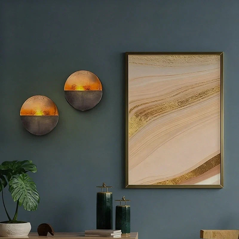 Simple Metal Candle Wall Sconce