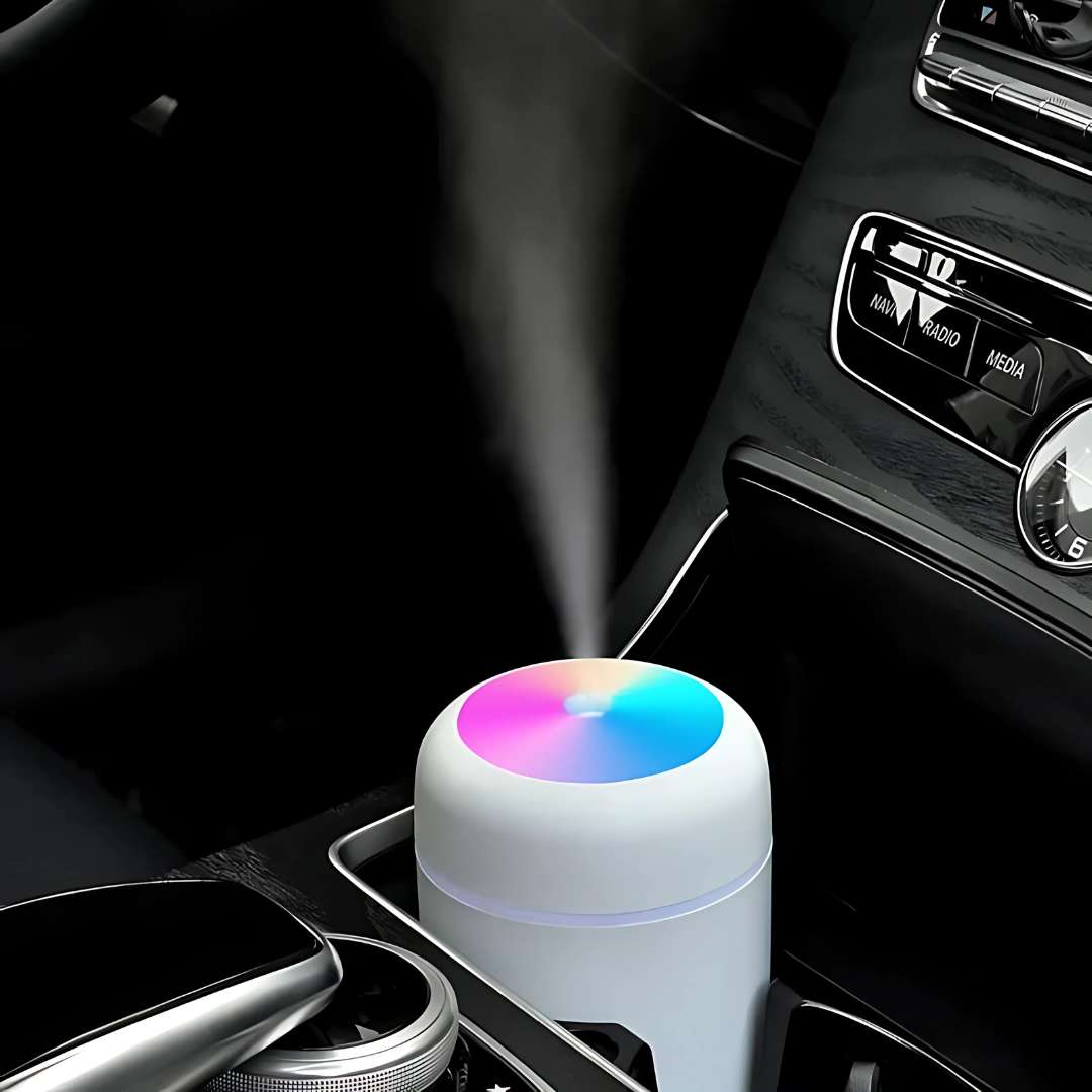 Compact Air Purifier Humidifier for Allergy Relief