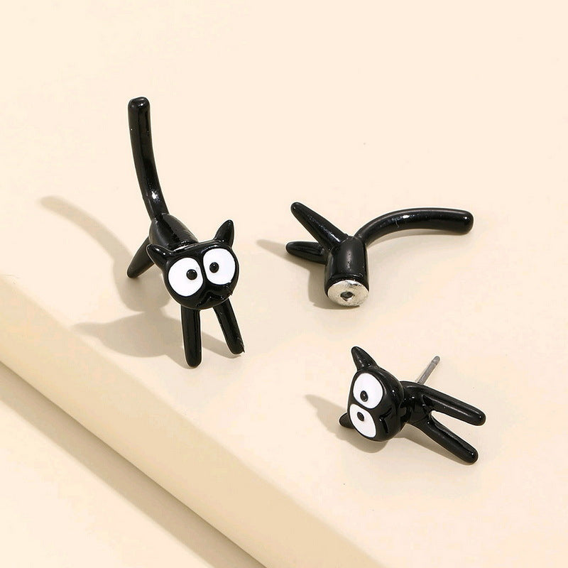 Adorable Cat Stud Earrings