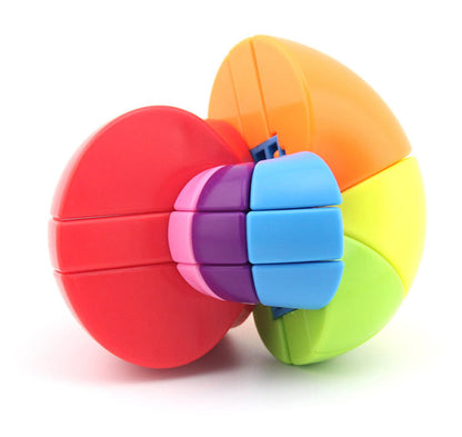 Vibrant Geometric Cube Set
