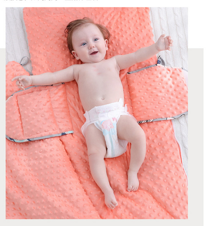 Soft Baby Sleep Sack with Hooded Minky Blanket