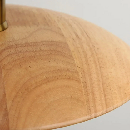 Simple Wooden LED Hanging Light