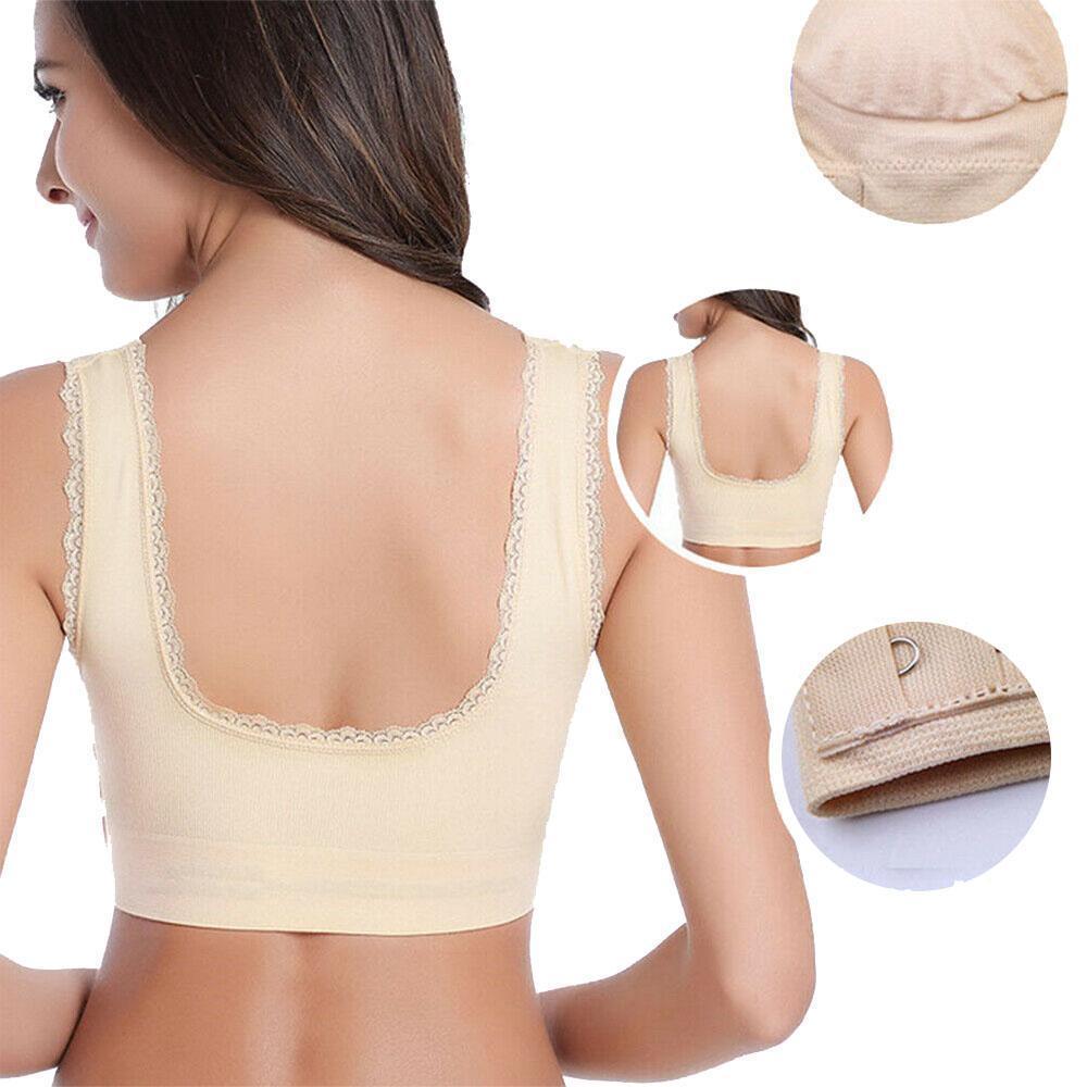 Comfortable Cross Over Lace Wire Bra