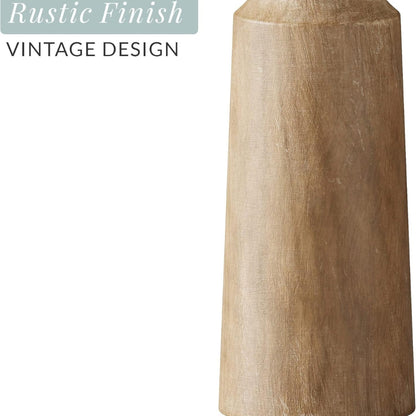 Traditional Handcrafted Wood Candle Holders