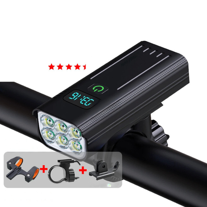 Bright 5000 Lumen Rechargeable Bicycle Front Light