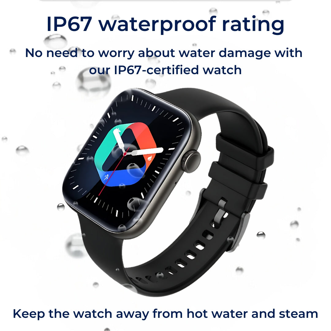 Smart Fitness Tracker Watch with Custom Health Monitoring