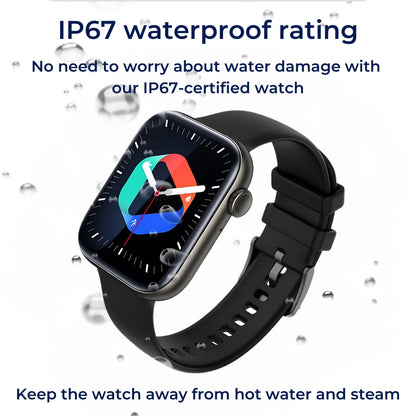 Smart Fitness Tracker Watch with Custom Health Monitoring