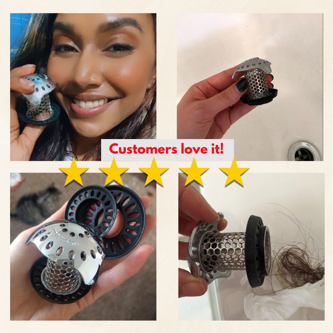 Easy Clean Bathroom Drain Hair Filter