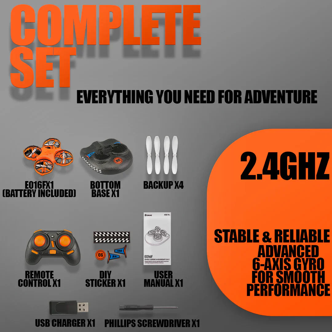Versatile RC Quadcopter Drone
