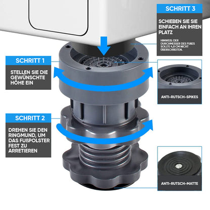 Compact Adjustable Laundry Machine Pedestal