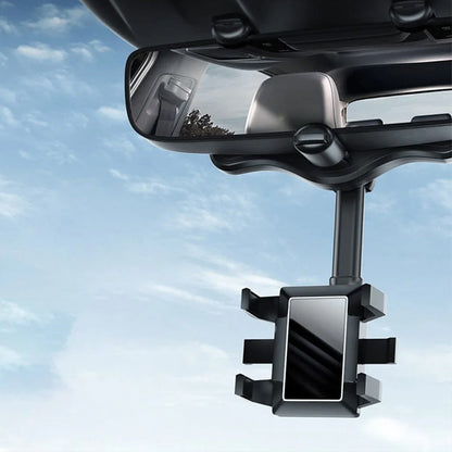 Adjustable Car Phone Mount Rear View Mirror Holder