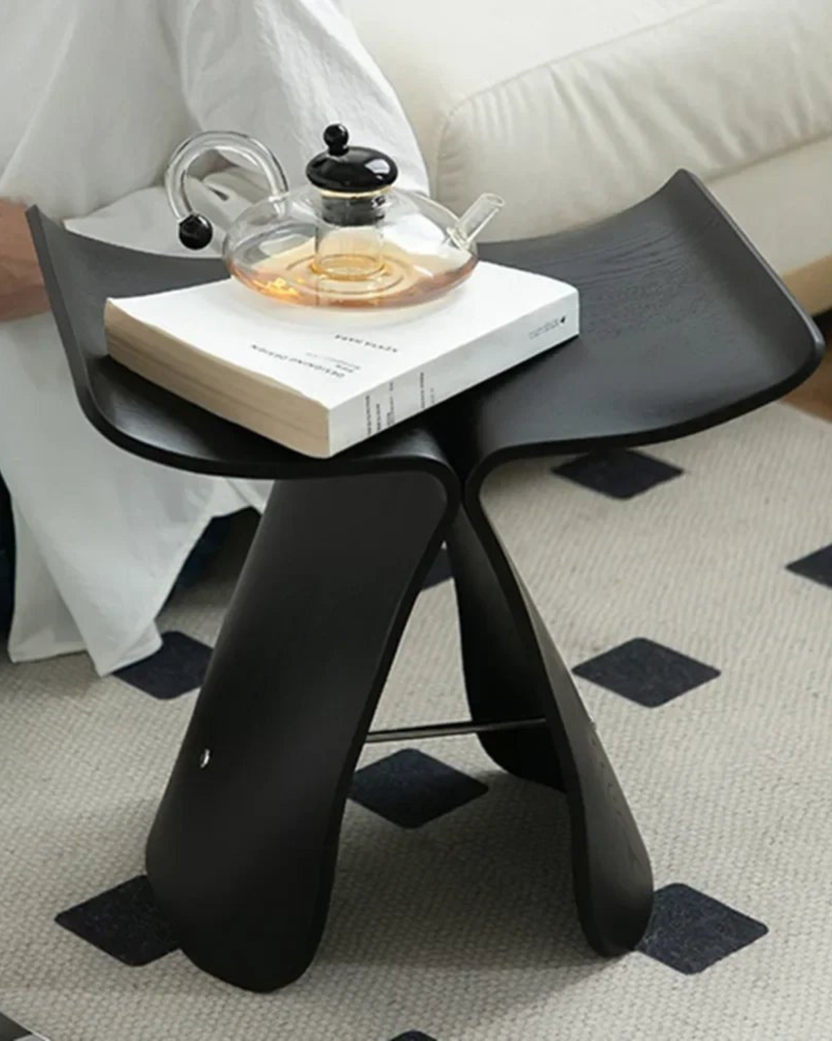 Retro Floral End Table