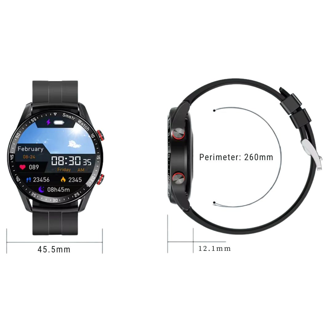 Accurate Fitness Tracker Smartwatch with GPS and Heart Rate