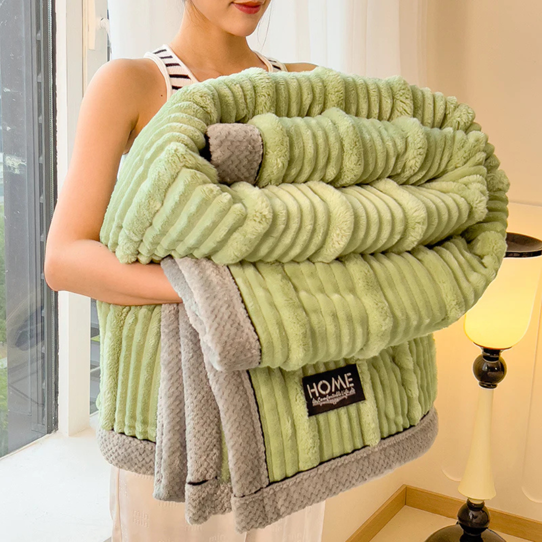 Soft Cozy Throw Blanket for Bed and Couch