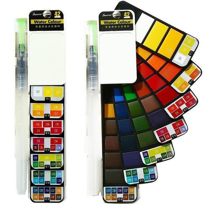 Compact Travel Watercolor Paint Sets