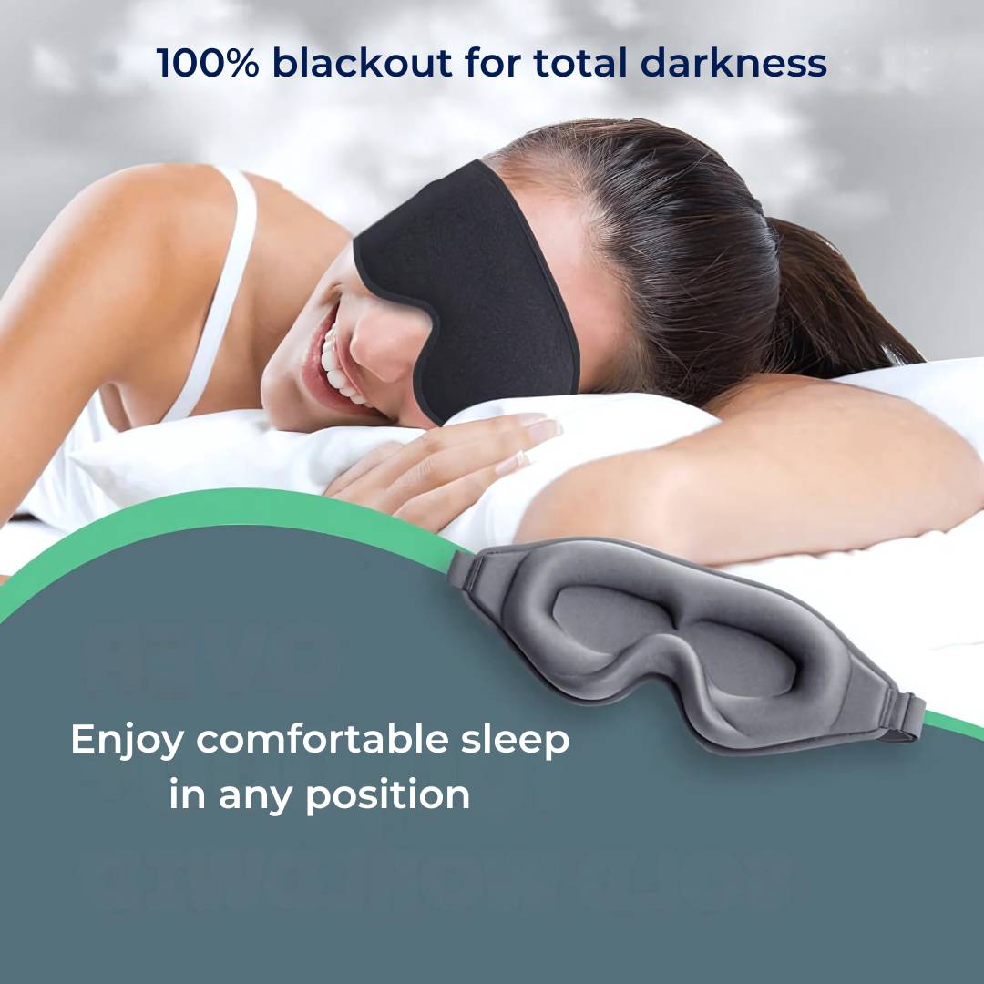 Contour Sleep Eye Mask | Blackout Blindfold for Rest