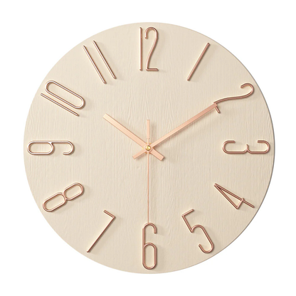 Befez | Sleek Black Silent Clock | 30cm Contemporary Style