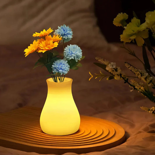 Beautiful Floral Glass Vase - Befez