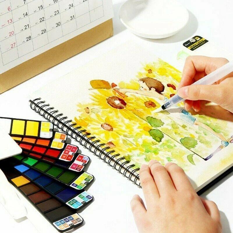 Vibrant Watercolor Gouache Paint Set