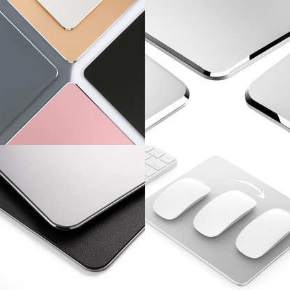 Sturdy Aluminium Desk Pad for Work and Gaming