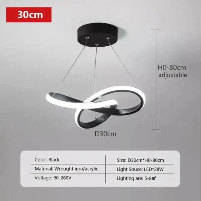 Stylish LED Ceiling Light - WaveGlow