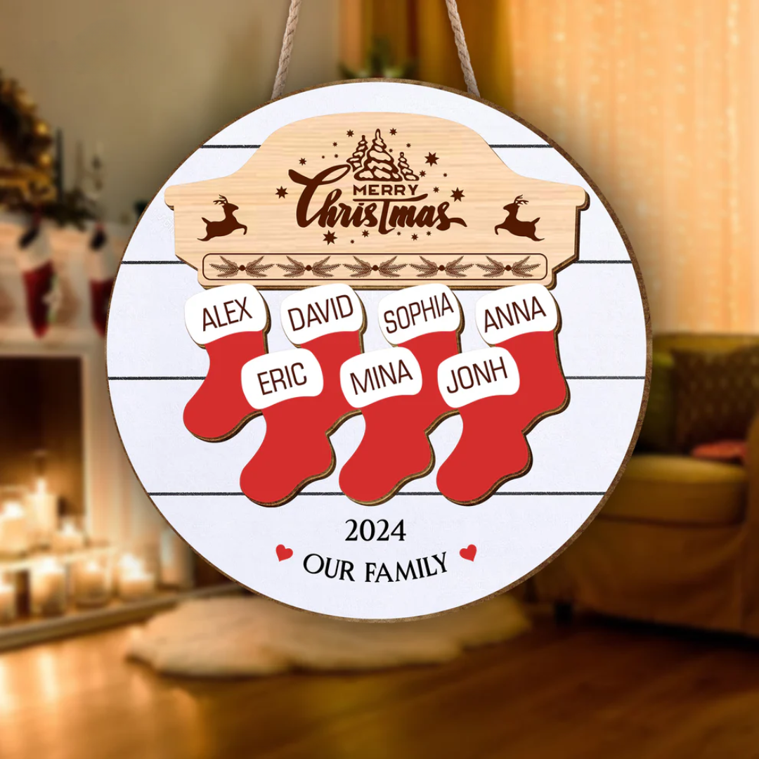 Custom Wooden Christmas Tree Decoration