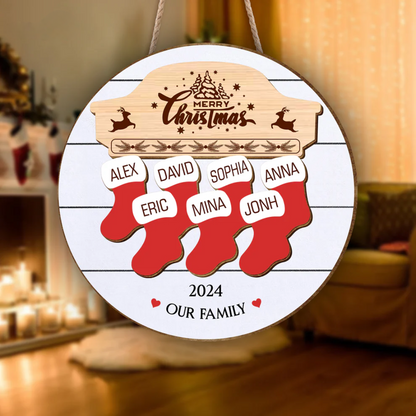 Custom Wooden Christmas Tree Decoration