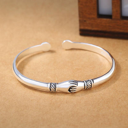 Best Friends Forever Handshake Charm Bracelet