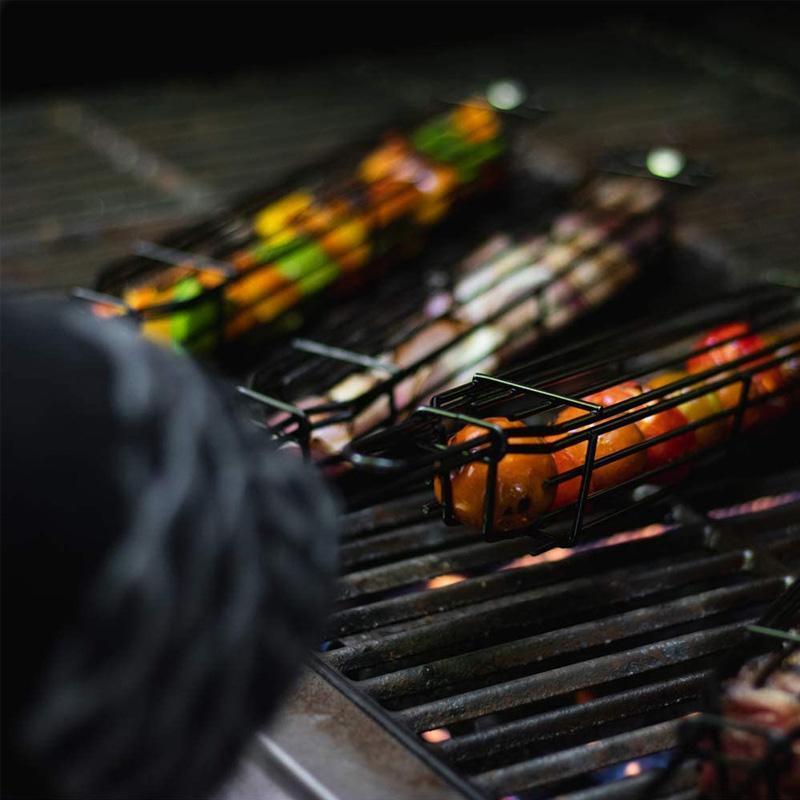 Round BBQ Grill Cooking Basket